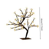 Luz De Noche LED Árbol De Navidad Mini Guirnalda De Cobre Para Decoración De Habitación Infantil Y Dormitorio Lámpara De Aire Festivo Iluminación De Vacaciones - details 6