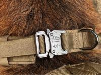 Collar para Perros Policía/Militar - Hebilla Cobra + Nylon Antifricción | Uso en Entrenamiento, Senderismo y Seguridad - details 1