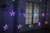 Curtain Garland LED De Estrella Y Luna Para Decoración De Eid Mubarak Y Ramadan 2025 Luz De Cadena Para Eventos Musulmanes Y Fiesta En Casa - details 25