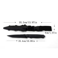 Modelo De Daga Táctica M9 Juguete Militar De Goma Para Coleccionistas Simulación De Armas De Fuego Propiedad De Entrenamiento Material De Nylon Color Negro/Desierto/Fuerte Verde - details 6