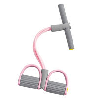 Banda De Resistencia Multifuncional Para Ejercicios De Fitness Enrollamiento Elástico De Casa Con 4 Tubos Pedal Pulidor - details 0