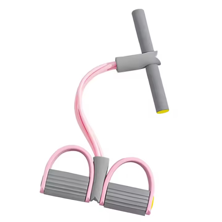 Banda De Resistencia Multifuncional Para Ejercicios De Fitness Enrollamiento Elástico De Casa Con 4 Tubos Pedal Pulidor - 1
