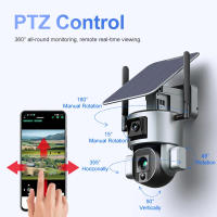Cámara de vigilancia de seguridad solar inalámbrica para exteriores 4K 8MP 4G 360° Lente dual Zoom óptico 10X Detección de movimiento - details 23