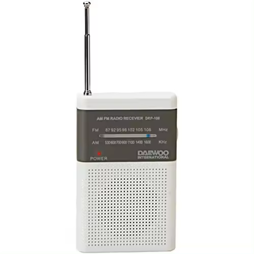 Radio Daewoo AM/FM DRP-100 Blanco/Gris - 1