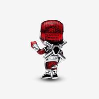 PANDORA Marvel Baby Groot - Cuenta de plata legal con cristal marrón，Incluye Caja Original - details 0