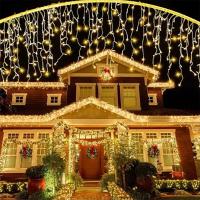 1 Pack Luces De Icicles Para Navidad Guirnalda De Icicles Para Decoración De Patio Porche Bodas Y Fiestas Interior Y Exterior - details 0