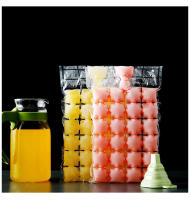 Molde De Hielo Desechable Con Funnel 10-100 Piezas Bolsas De Hielo Con Diseño De Red Para Bebidas Y Alimentos Plástico Auto Sellantes - details 0