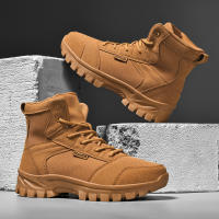 Botas De Montar Para Parejas Al Aire Libre Botines De Camuflaje Transpirables Para Hombres Y Mujeres Zapatos De Senderismo Casual Botas De Entrenamiento Alta Con Suela De TPR - details 9