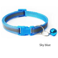 Collar Reflectivo Ajustable Para Gatos Con Campana Y Anillo De Cuello Seguridad Elástica Accesorios Para Mascotas Productos Pet - details 9