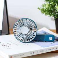 Mini ventilador portátil Ventilador de mano recargable USB (azul) - details 1