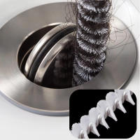 Cepillo De Limpieza Para Desagües Pipeline 45/71cm Cepillo Flexible De Nylon Para Eliminación De Pelo Y Limpieza De Baños Y Cocinas - details 1