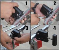 Cerradura De Tanque De Aceite De 3L 4L 5L Con Llave Soporte De Tanque De Combustible Para Motocicleta Material Plástico Engarzado - details 1