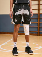 Shorts De Baloncesto Estilo Calle Transpirables Para Hombres Con Cinturón Elástico Y Bolsillos Pantalones De Entrenamiento Y Correr De Malla - details 8