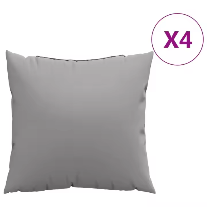 4 Unidades de lona gris 40x40 cm - 1