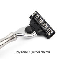 Cuchilla De Afeitar De Acero Inoxidable 304 Para Hombres Mango De Seguridad Portador De Hoja Reemplazable Para Cabello Y Cara - details 2