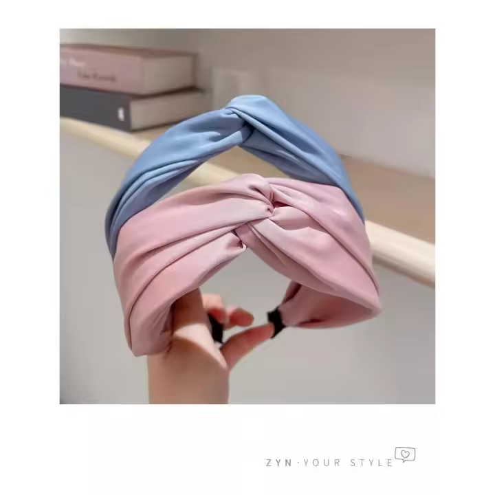 Diadema del pelo ,5069 accesorios elegantes, elementos geométricos de estilo dulce y fresco,diadema de sesa lisa con alta calidad.accesorios para el pelo. - 1