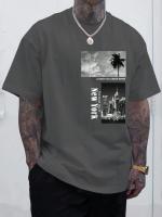 Camiseta De Algodón De Lujo Con Impresión De Letras Nueva York Para Hombres Y Mujeres Camiseta De Verano Casual Con Mangas Cortas Protección Solar Transpirable Y Ligera - details 0