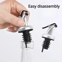 3pcs Tapón De Aceite De Oliva Silicona No Derramamiento Dispensador Creativo Para Botella De Vinagre Y Aceite Ecológico Y Duradero - details 2