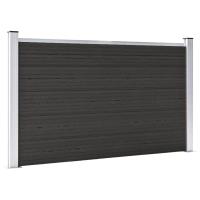 vidaXL Panel de valla WPC 180x105 cm Color Marrón,  Gris,  Negro y mas Perfecta para plantas y animales, múltiples usos malla para ventilación, seguridad, ventana, jardín - details 0