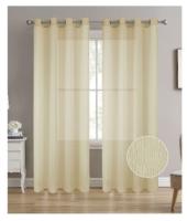Cortina visillo doris 140x260cm.Decorar para el hogar, sala de estar y dormitorio, estilo americano, 100% poliester.1 panel.Ref：62939 - details 17