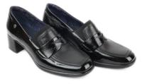 Dorking by Fluchos Ikia D9205 Negro Calzado Mocasín de Piel Napa y Piel Charol y Tacón - details 1