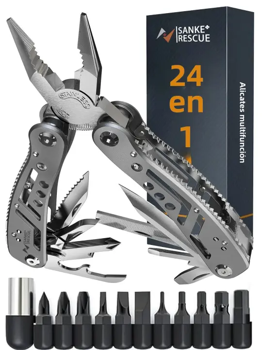 Herramienta Multifuncional DUTRIEUX Para Prensa De Tubos Múltiples Y Puzzle 3D Herramienta Foldable EDC De Metal Cuier Knife - 1