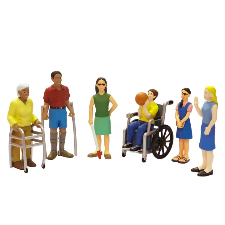 Figuras de personas con diversidad funcional - 1