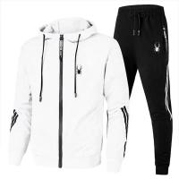 Conjunto De Deporte Para Hombre Primavera Otoño Con Sudadera De Manga Larga Y Pantalones De Correr 2 Piezas Ropa Deportiva Casual Estilo Formal - details 2