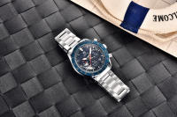 Reloj De Pulsera Deportivo De Lujo Para Hombre BENYAR Con Correa De Cuero Resistente Al Agua Y Cuarzo Militar Marca Nueva - details 26