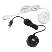 Fogón De Niebla Con Luz LED Colorida USB Atomizador De Fuente De Sonido Para Piscina Rocadura De Peces Grifo Mist Maker 5V - details 2