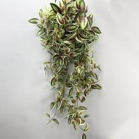 Planta Artificial De Vínculo Largo Para Pared Hojas Verdes De Árbol Silken Rattan Decoración Para Hogar Jardín Bodas Mesa Central - details 0