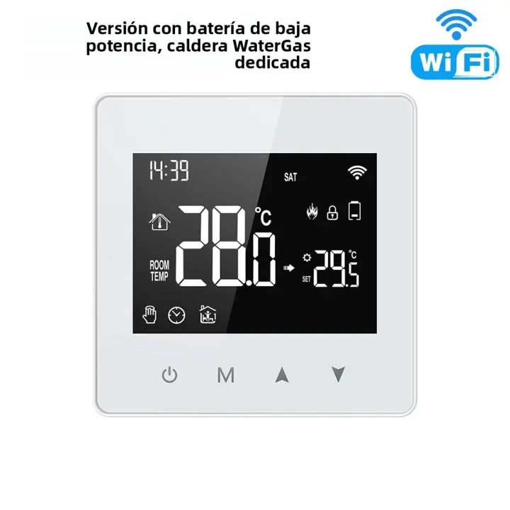 Termostato Inteligente AVATTO Tuya WiFi/ZigBee Para Calentador De Agua Y Gas Batería De Bajo Consumo Control De Temperatura Compatible Con Alexa Google Home Alice - 1