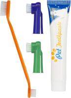 Juego de Pendientes para mascotas, pasta de dientes para Perros, Herrerías para el cuido de los dientes de los perros, Aliento fresco, eliminar la Placa y el Sarro - details 0