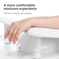 Almohada De U Para Arte De Uñas Ajustable Y Levantable Con Soporte Desmontable De Cuero PU Diseño Inclinado Almohada De Mano Para Uñas - details 9