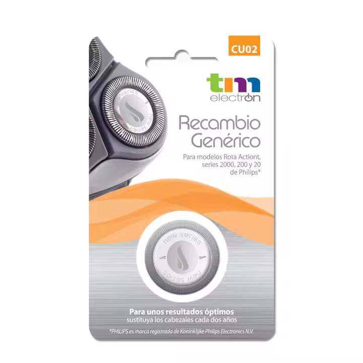 TM Electron Electron Electron Electron Electron Electron Cuchilla Compatible Afeitadora PHILIPS HQ2 - Repuesto Genérico - 1