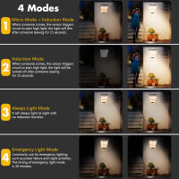 Luces Solares Exteriores Con Batería De 6000mAh Y Luz De 1200LM Seguridad Con Control Remoto IP65 Impermeable 4 Modos Luz Solar De Movimiento - details 3