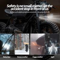 Faros LED Para Motocicleta Luces De Spot Super Brillantes Para Conducción Cercana Y Lejana Doble Color Accesorios De Modificación De Motocicleta - details 5