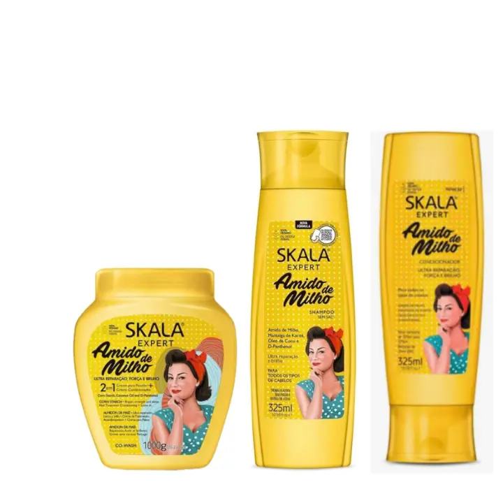 PACK  SKALA  CHAMPU 325 ML + MASCARILLA 1000 G +ACONDICIONADOR 325 ML - 1