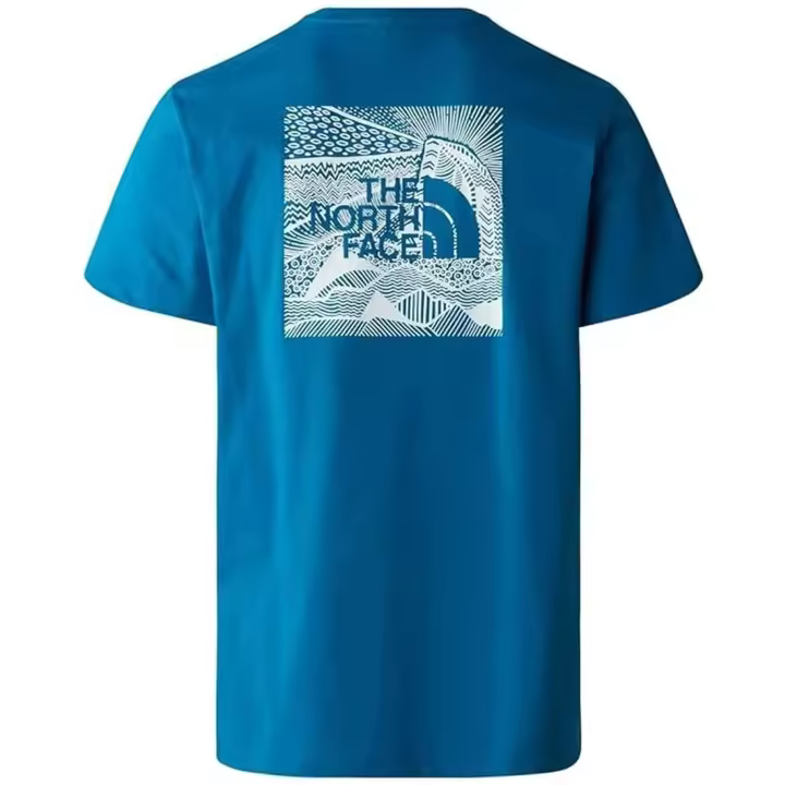 Camiseta de Manga Corta The North Face Red Box Celebration para hombre en color azul - 1