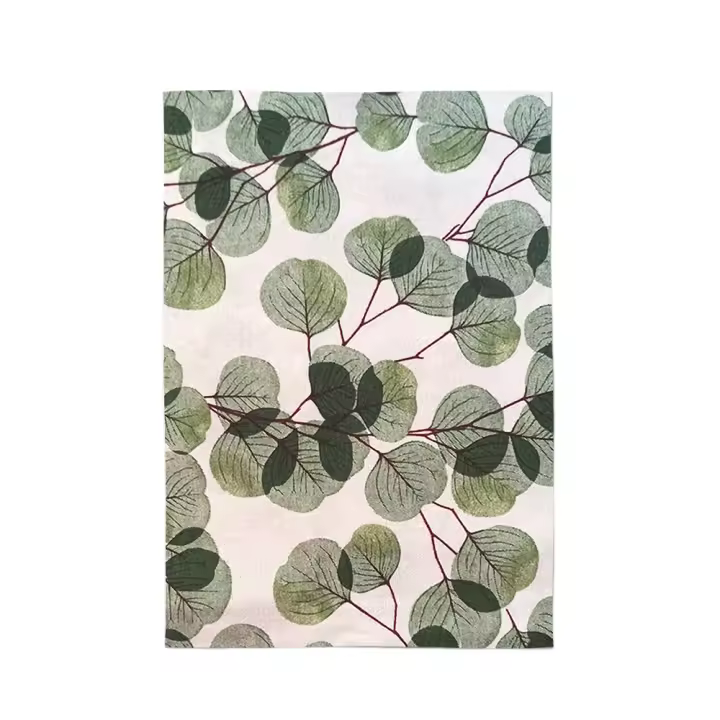 La Fábrica de las Telas - 5 metros tela  estampado hojas verdes loneta algodón tafetán ancho 2,8 metros, tejido de lona Algodón y poliéster. Tejido ideal para crear manteles, cojines, cortinas, bolsos, accesorios, manualidades, etc..  Portes gratuitos - 1