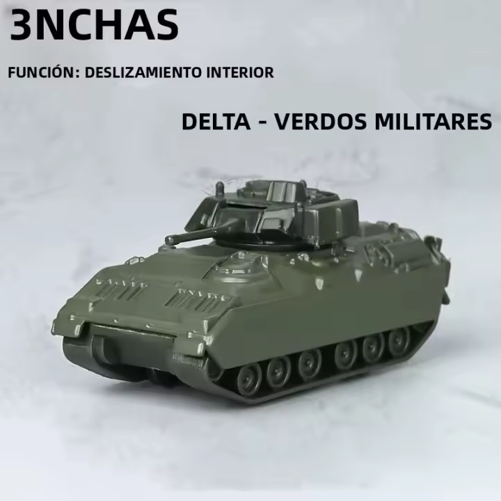 Modelo De Tanque Militar Maisto 3 Pulgadas Coche De Colección De Metal Clásico Vehículos Blindados Juguete Para Regalo Para Niños Y Adultos - 1