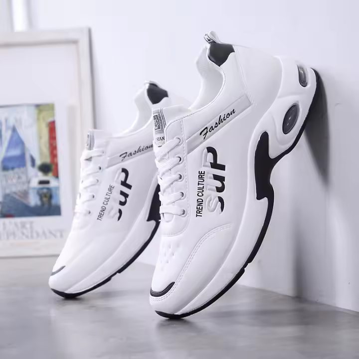 Zapatos De Correr Para Hombre Transpirables Tenis Entrenador De Lujo Contraídos Antideslizantes Cushioning Outdoor Off-road Moda - 1