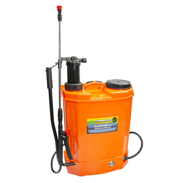 Wolfpack Sulfatadora Pulverizador Eléctrico A Batería - Doble Uso Batería o Manual - 16 Litros - 1