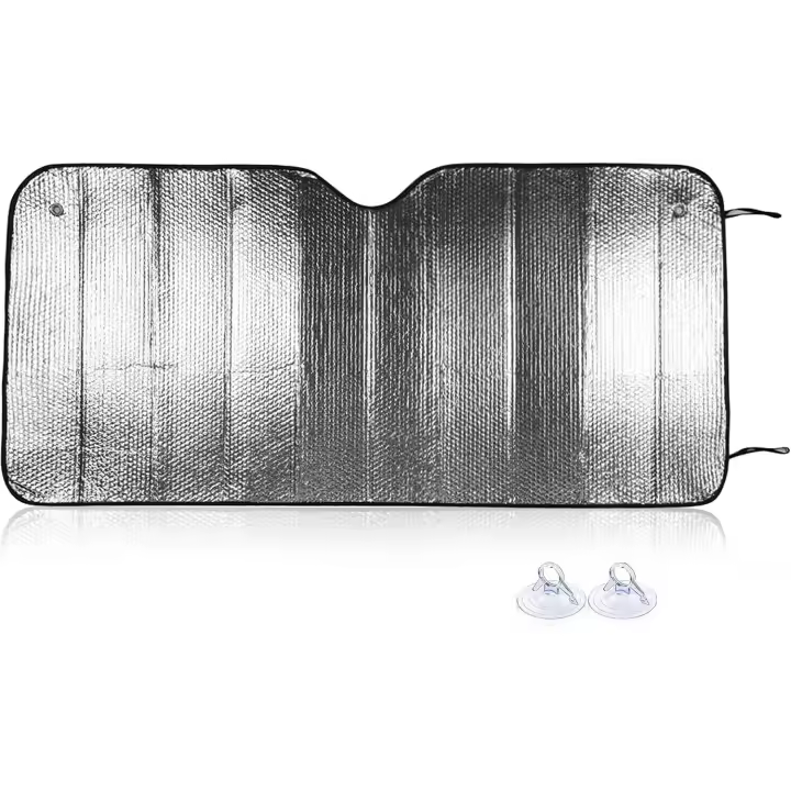 Cinco capas de protección solar engrosada, protección solar, ventana delantera, lámina de aluminio, aislamiento térmico - 1