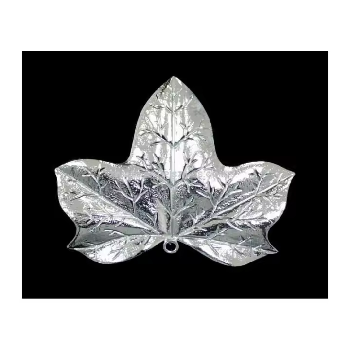 Fornitura Hoja Metálica Filigranas Broches Abalorios Sombreros 6,2x5,5cm - 1