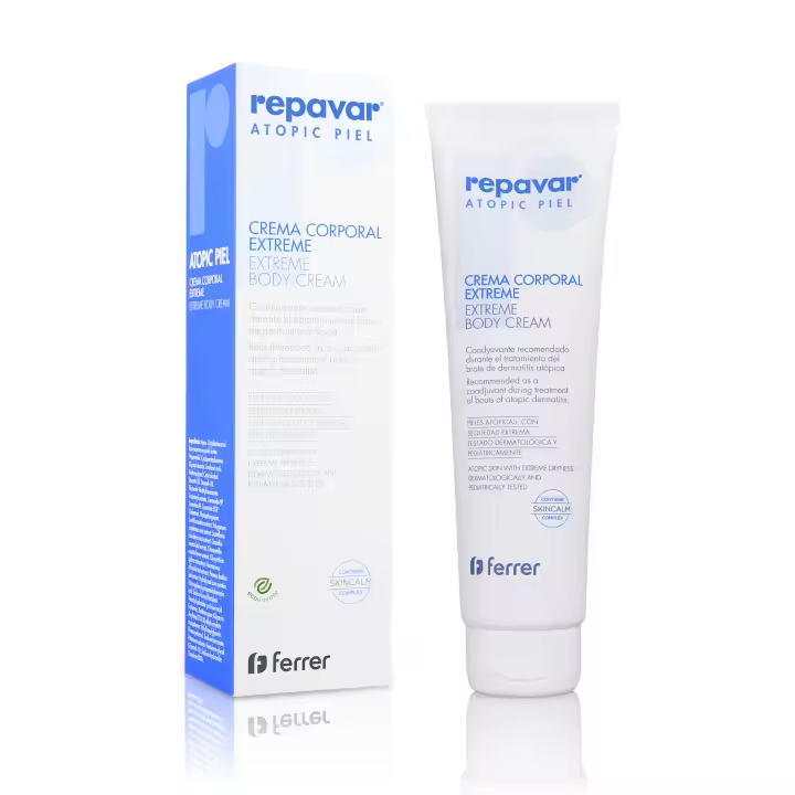 Repavar Atopic Piel Crema Corporal Extreme - Alivia Resequedad Intensa - Ideal para tratar brotes - 150 ml - 1