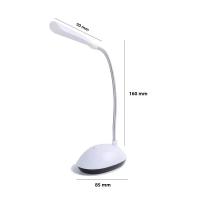 Lámpara De Lectura Para Mesa LED Con Protección Ocular Plegable Potenciada Por Baterías AAA Luz Nocturna Para Dormitorio Estudio Viajes - details 5