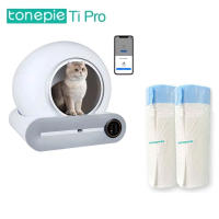 Tonepie Caja De Arena Para Gatos Con Bolsas De Basura Auto-Limpieza Cierre De Cordón Para Toilette De Gatos Suministros Para Mascotas Solo 2 Rolls - details 0