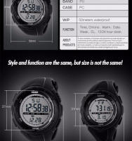 Reloj Deportivo Militar SKMEI 1025 Para Hombre Simple Y Moda Resistente Al Choque Y Al Agua Con Alarma Y Luz Trasera Digital - details 13