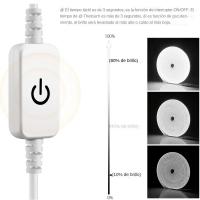 Tira De Luces LED Neón Con Sensor Táctil 5V USB Dimmable Impermeable Luz De Neón Flexible En Silicona Para Decoración DIY Y Backlight De Dormitorio - details 6